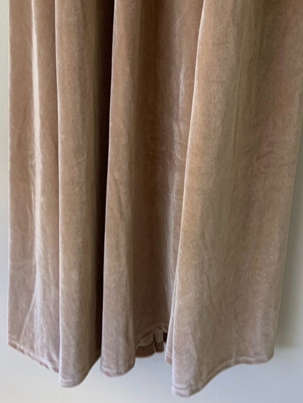 NWT BALTIC BORN Velvet Wrap Maxi Dress Taupe Tan Small - Picture 8 of 14